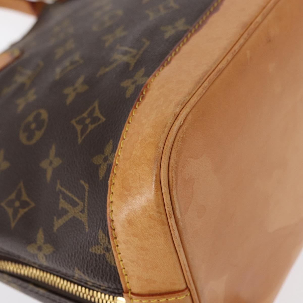 Louis Vuitton Alma Monogram Canvas Brown Canvas Handbag (Pre-Owned)