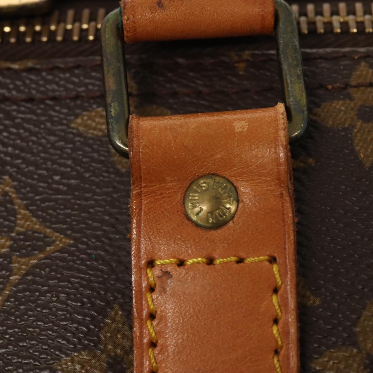 Louis Vuitton Keepall Monogram Canvas Brown Canvas Travel Bag Bag (Pre-Owned)