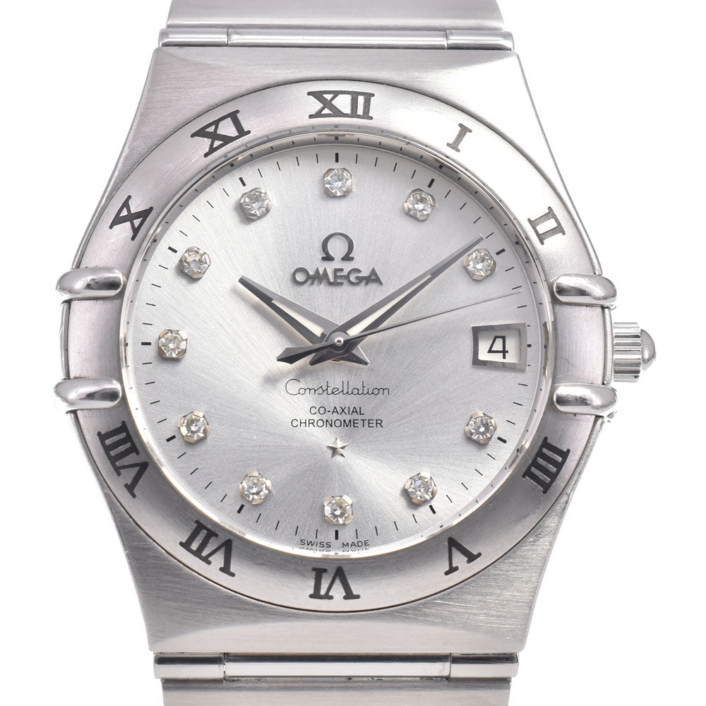Omega Constellation Co-Axial Chronometer Automatic Stainless Steel With Diamond Markers Watch (Pre-Owned)