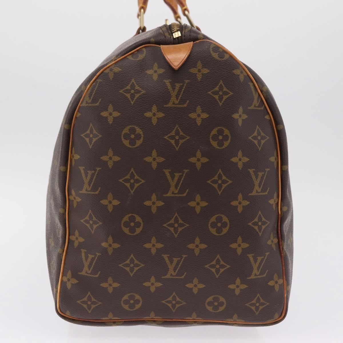 Louis Vuitton Keepall Monogram Canvas Brown Canvas Travel Bag Bag (Pre-Owned)