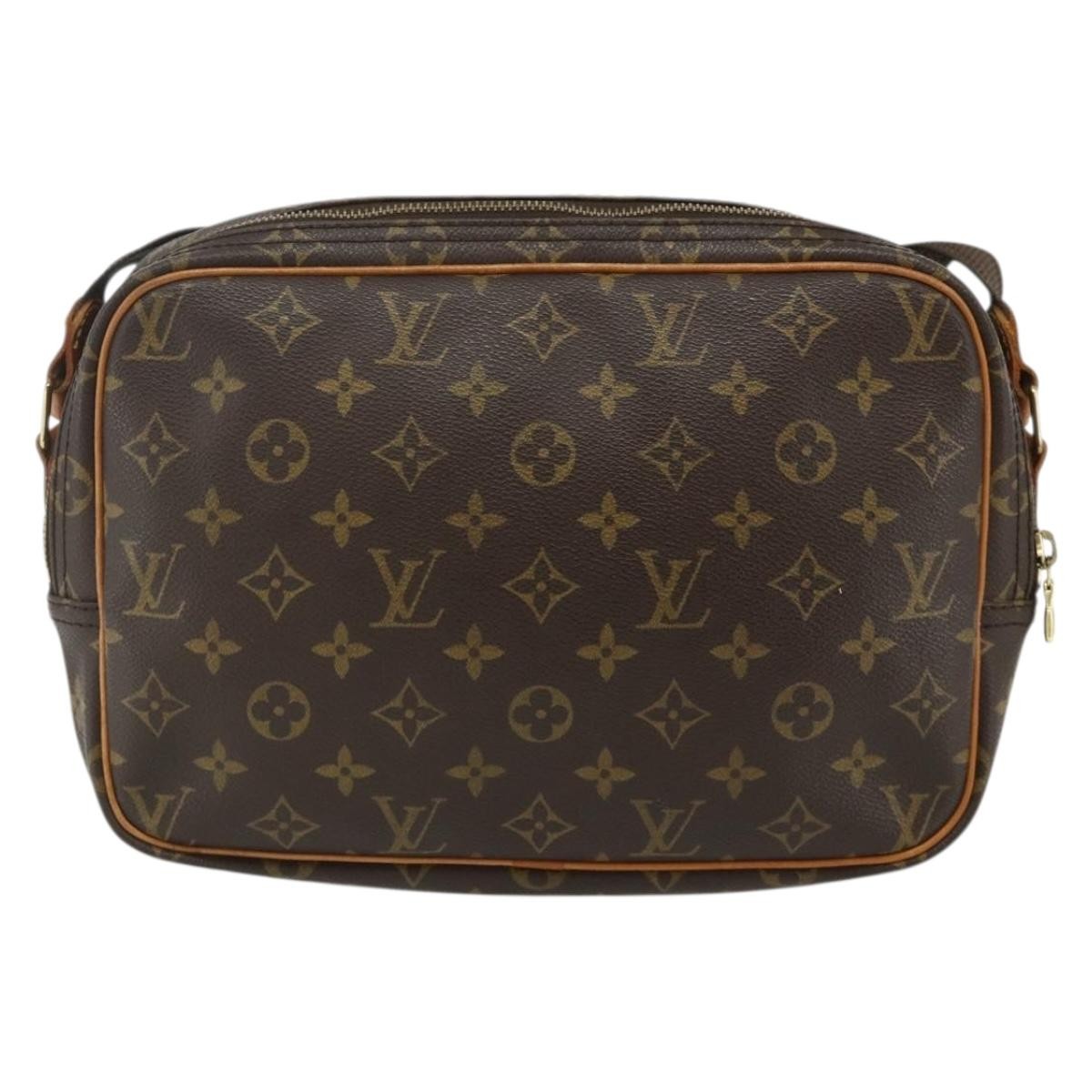 Louis Vuitton Reporter Monogram Canvas Brown Canvas Handbag (Pre-Owned)