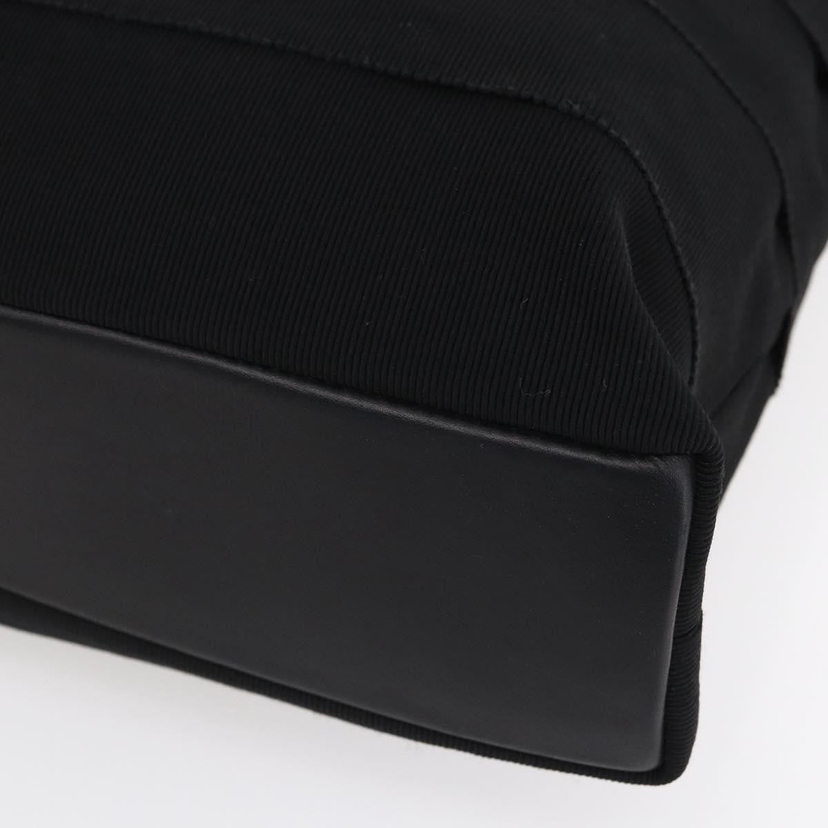 Salvatore Ferragamo Vala Tote Canvas Black Canvas Tote Bag Bag (Pre-Owned)