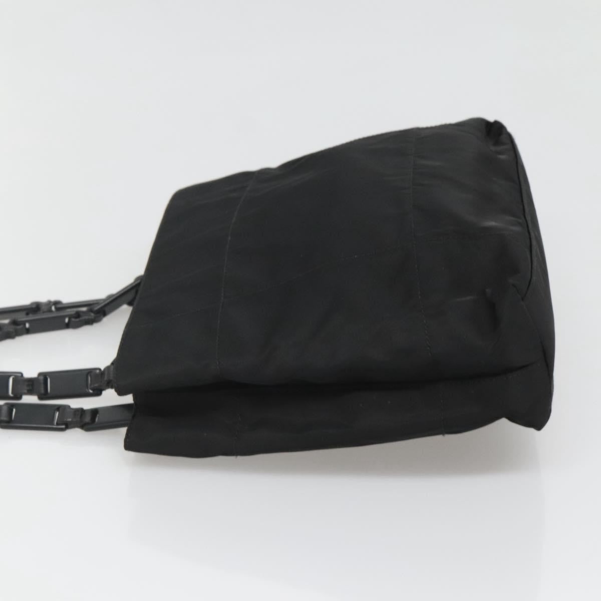 Prada Vintage Tessuto Black Nylon Handbag (Pre-Owned)