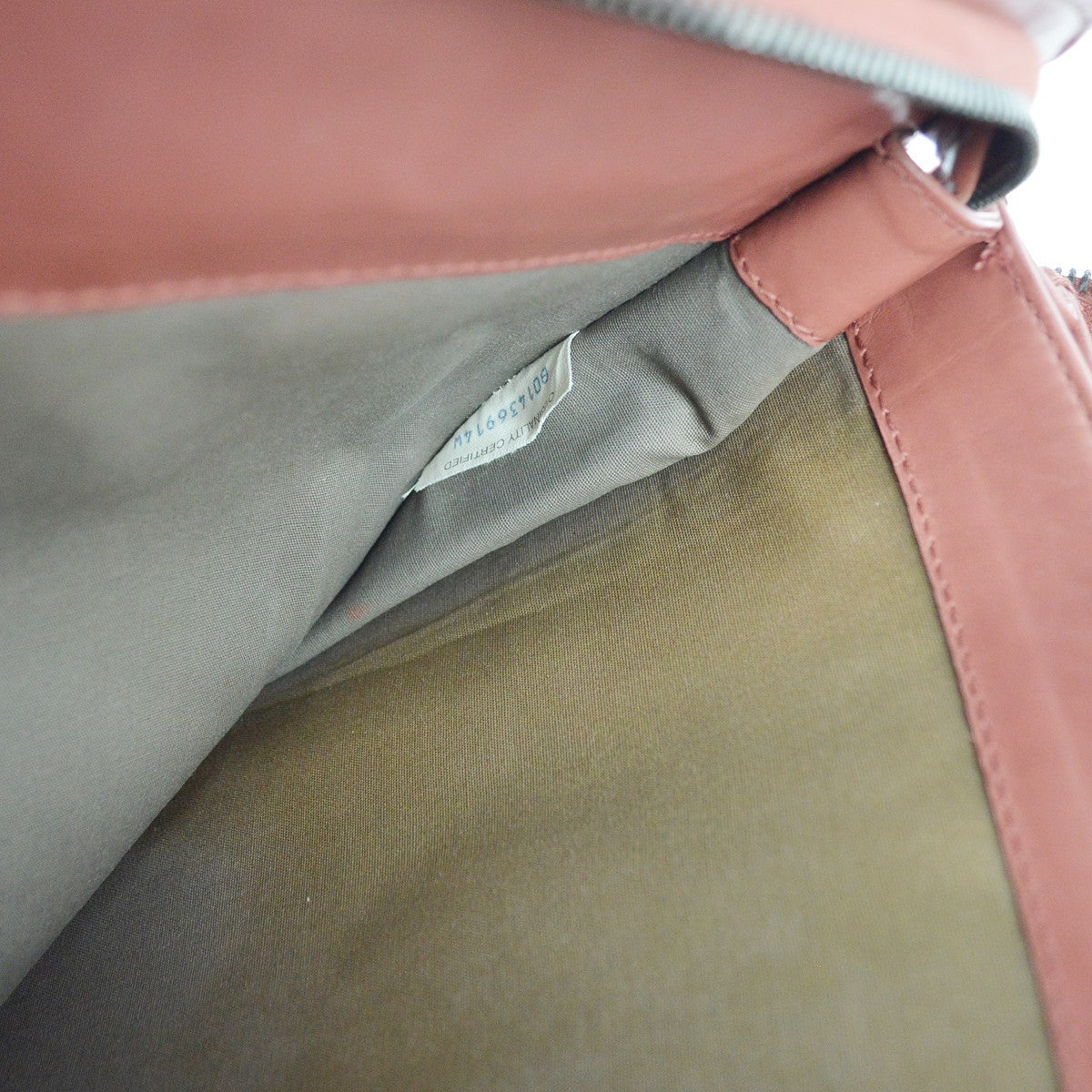Bottega Veneta Soft Slim Intrecciato Nappa Brown Leather Briefcase Bag (Pre-Owned)