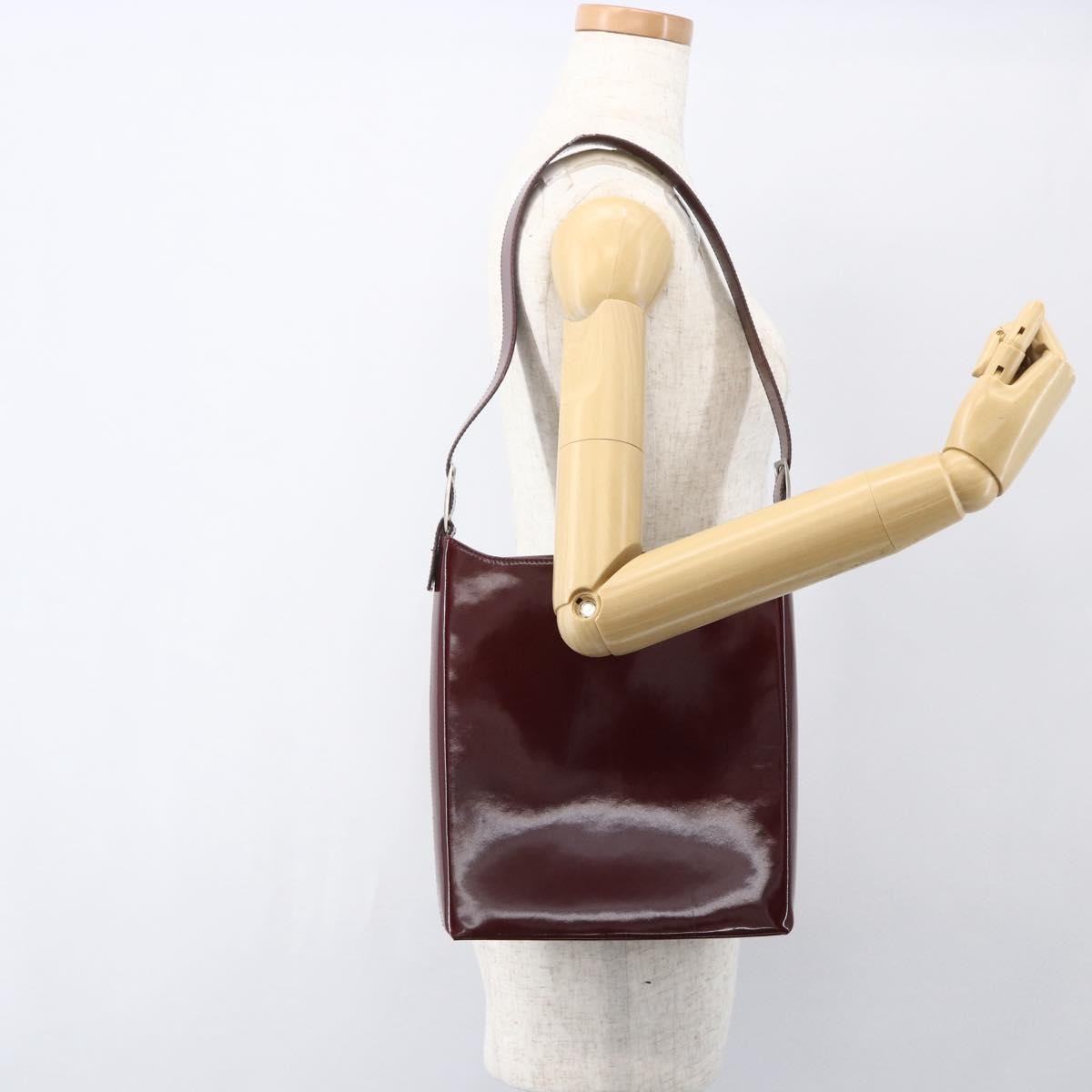 Salvatore Ferragamo Vala Patent Leather Red Patent_Leather Shoulder Bag Bag (Pre-Owned)