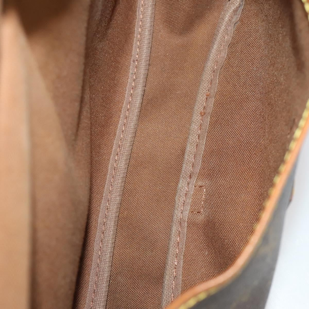 Louis Vuitton Saumur Monogram Canvas Brown Canvas Shoulder Bag Bag (Pre-Owned)