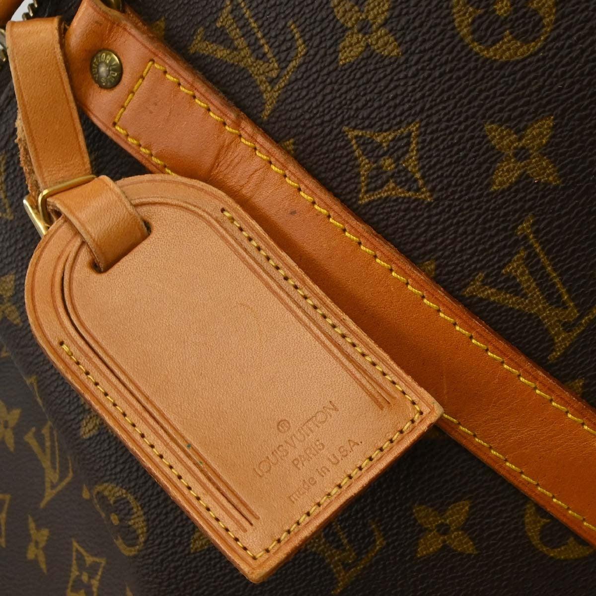 Louis Vuitton Keepall Monogram Canvas Brown Canvas Travel Bag Bag (Pre-Owned)