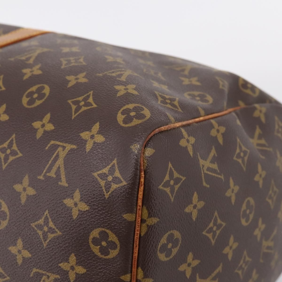 Louis Vuitton Keepall Monogram Canvas Brown Canvas Travel Bag Bag (Pre-Owned)