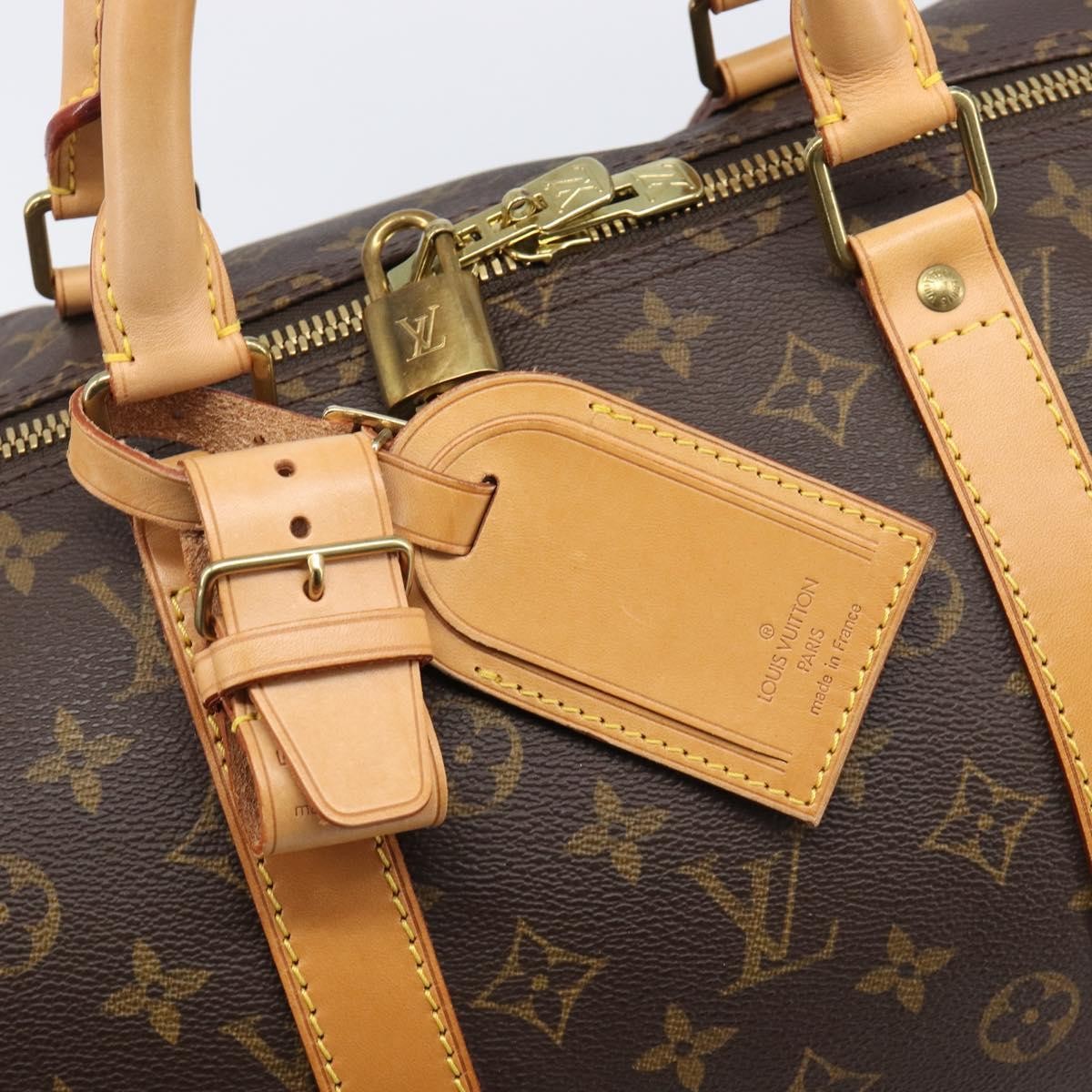 Louis Vuitton Keepall Monogram Canvas Brown Canvas Travel Bag Bag (Pre-Owned)