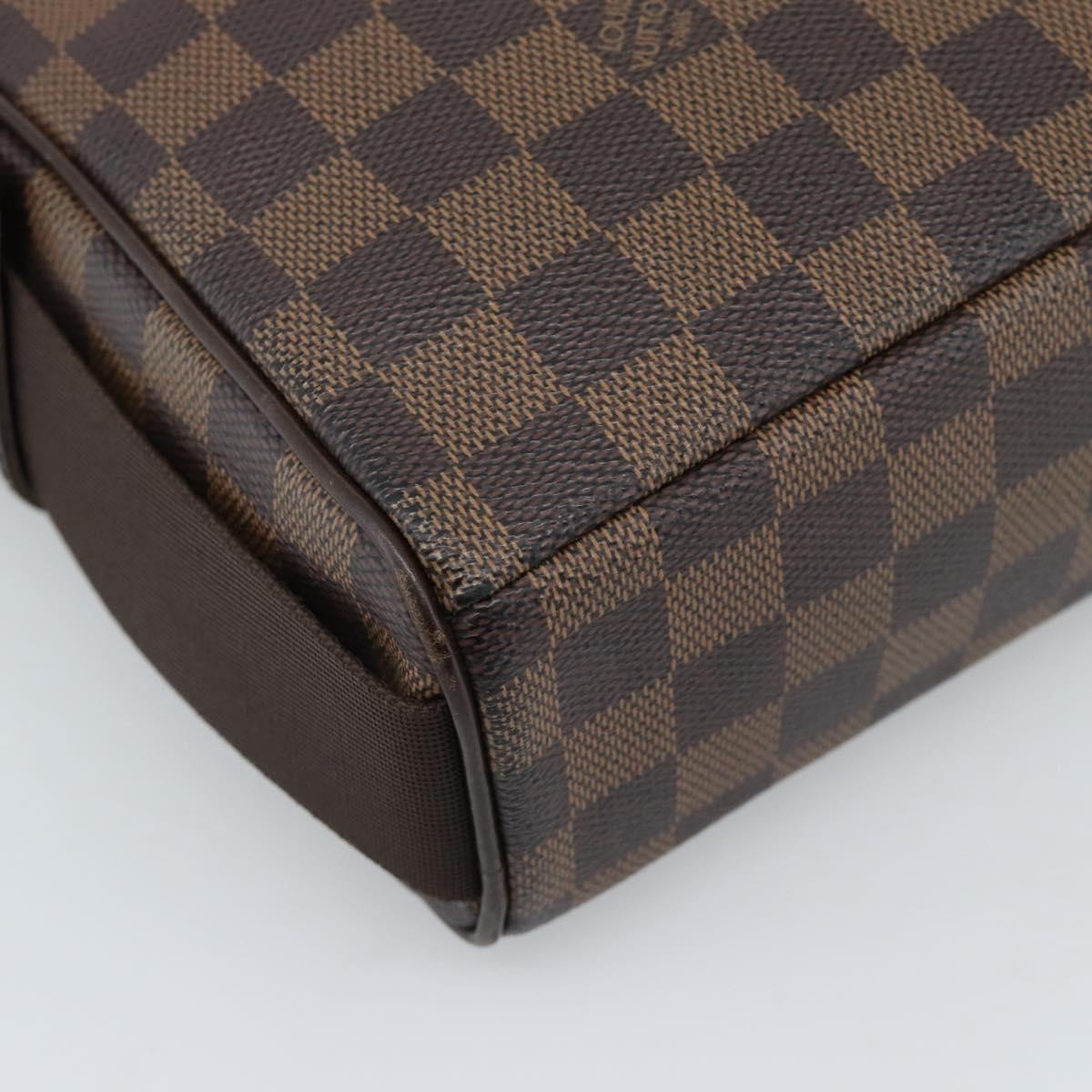 Louis Vuitton Olav Damier Ebene Brown Canvas Shoulder Bag Bag (Pre-Owned)
