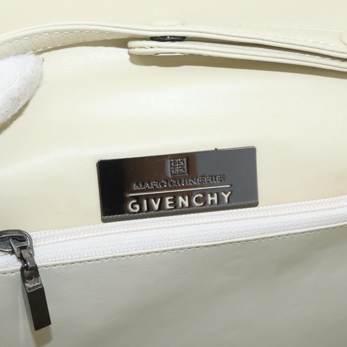 Givenchy Vintage Leather Beige Leather Handbag (Pre-Owned)
