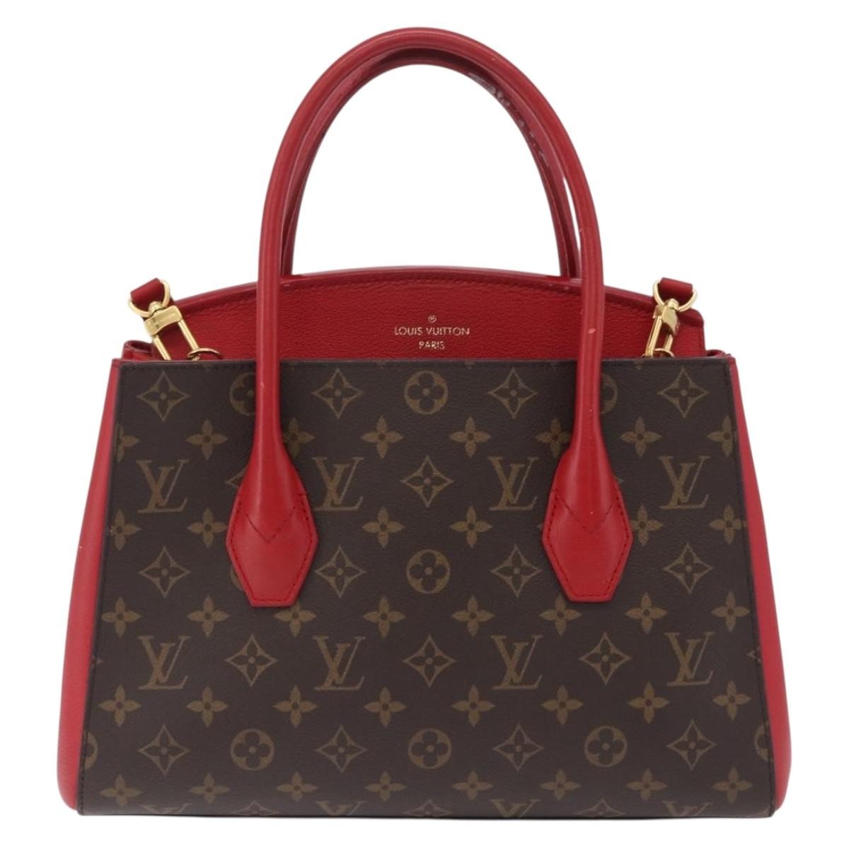 Louis Vuitton Florine Monogram Canvas And Leather Brown Canvas Handbag (Pre-Owned)