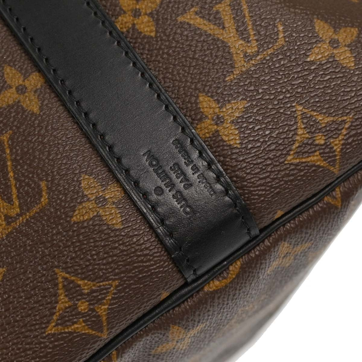 Louis Vuitton Keepall Bandoulière Monogram Brown Canvas Travel Bag Bag (Pre-Owned)