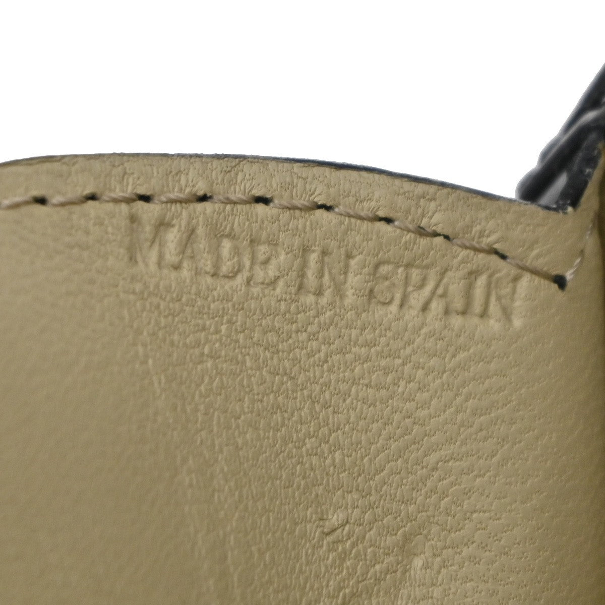 Loewe Anagram Leather Black Patent_Leather Tote Bag Bag (Pre-Owned)