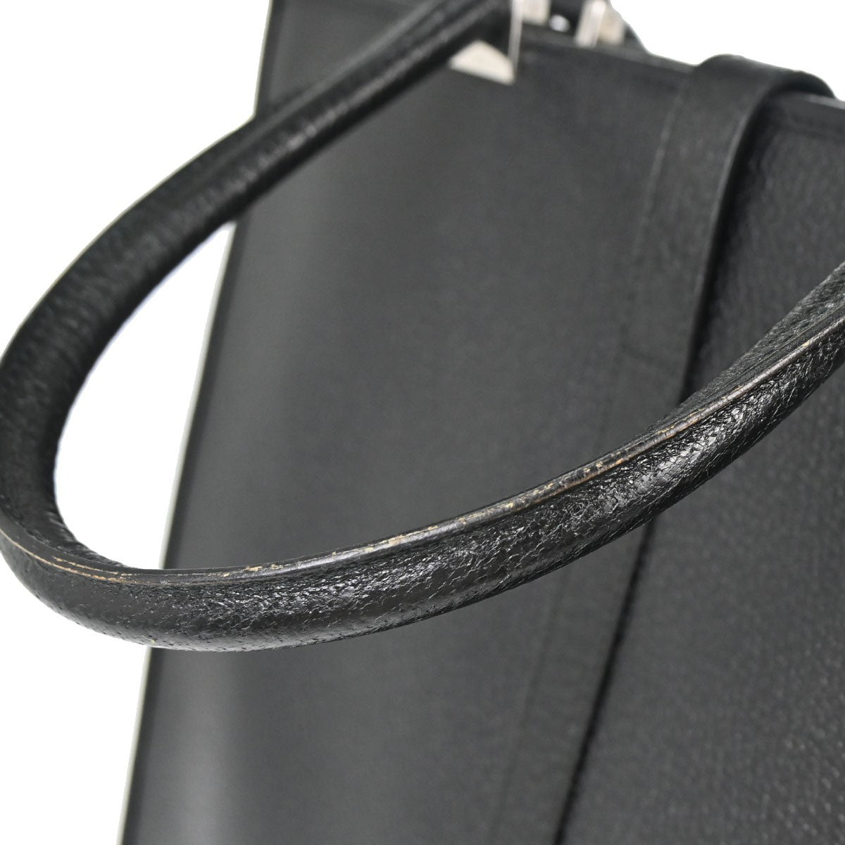 Gucci Jackie Soft Leather Black Leather Tote Bag Bag (Pre-Owned)