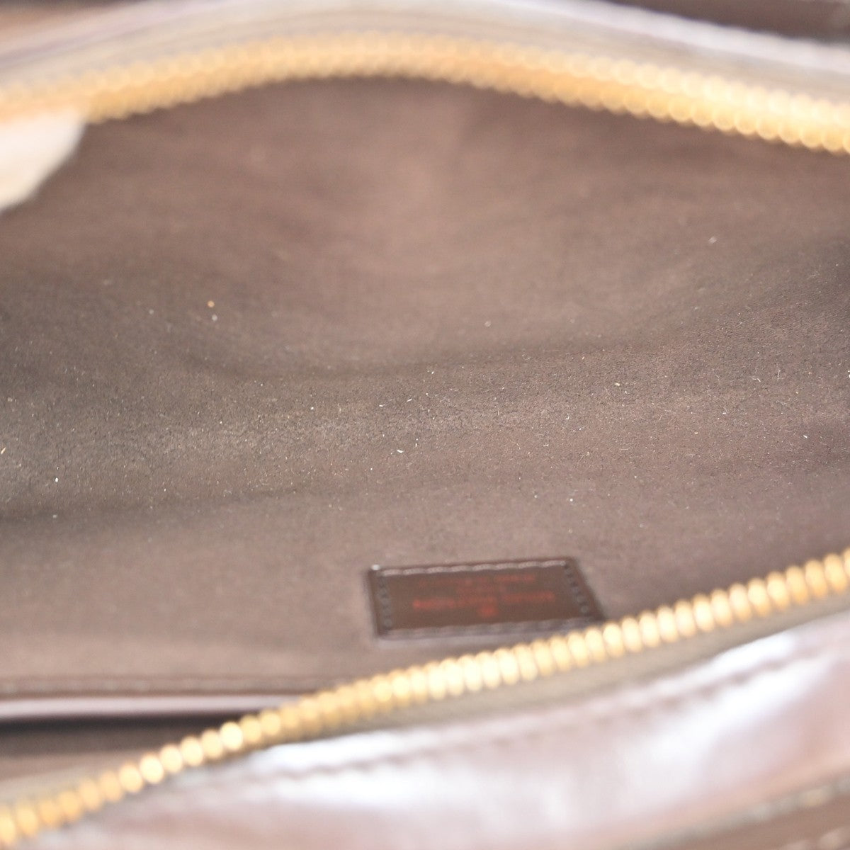 Louis Vuitton Pochette Saint Louis Damier Ebene Brown Canvas Clutche & Pouche Bag (Pre-Owned)