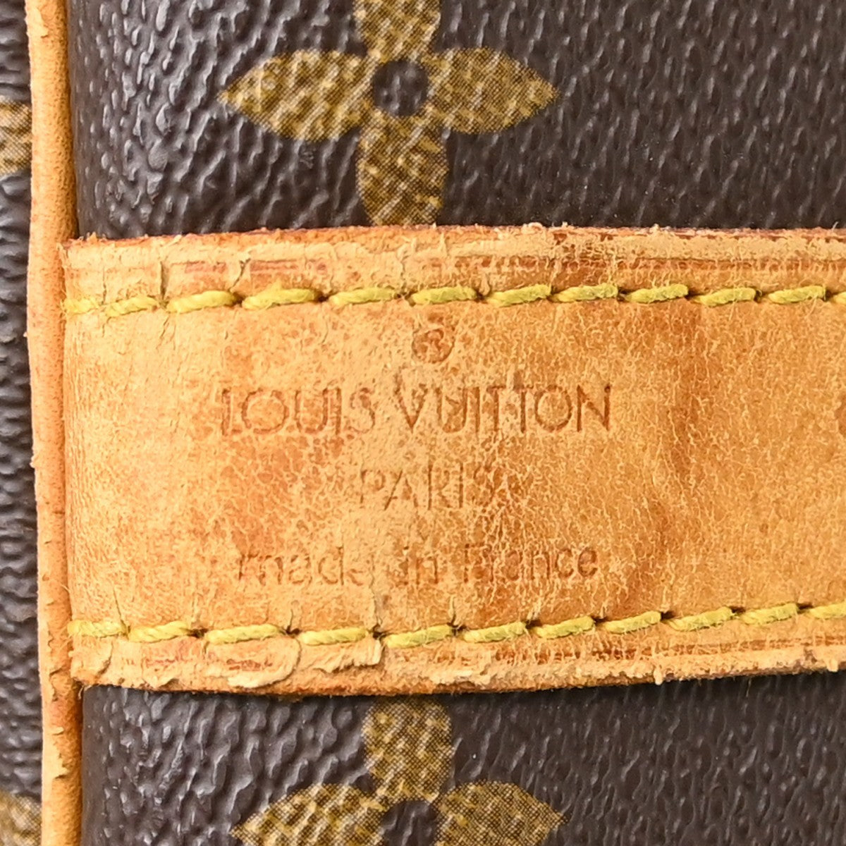 Louis Vuitton Keepall Bandouliere Monogram Canvas Brown Canvas Travel Bag Bag (Pre-Owned)