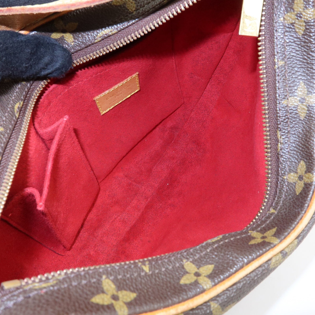 Louis Vuitton Croissant Monogram Canvas Brown Canvas Handbag (Pre-Owned)