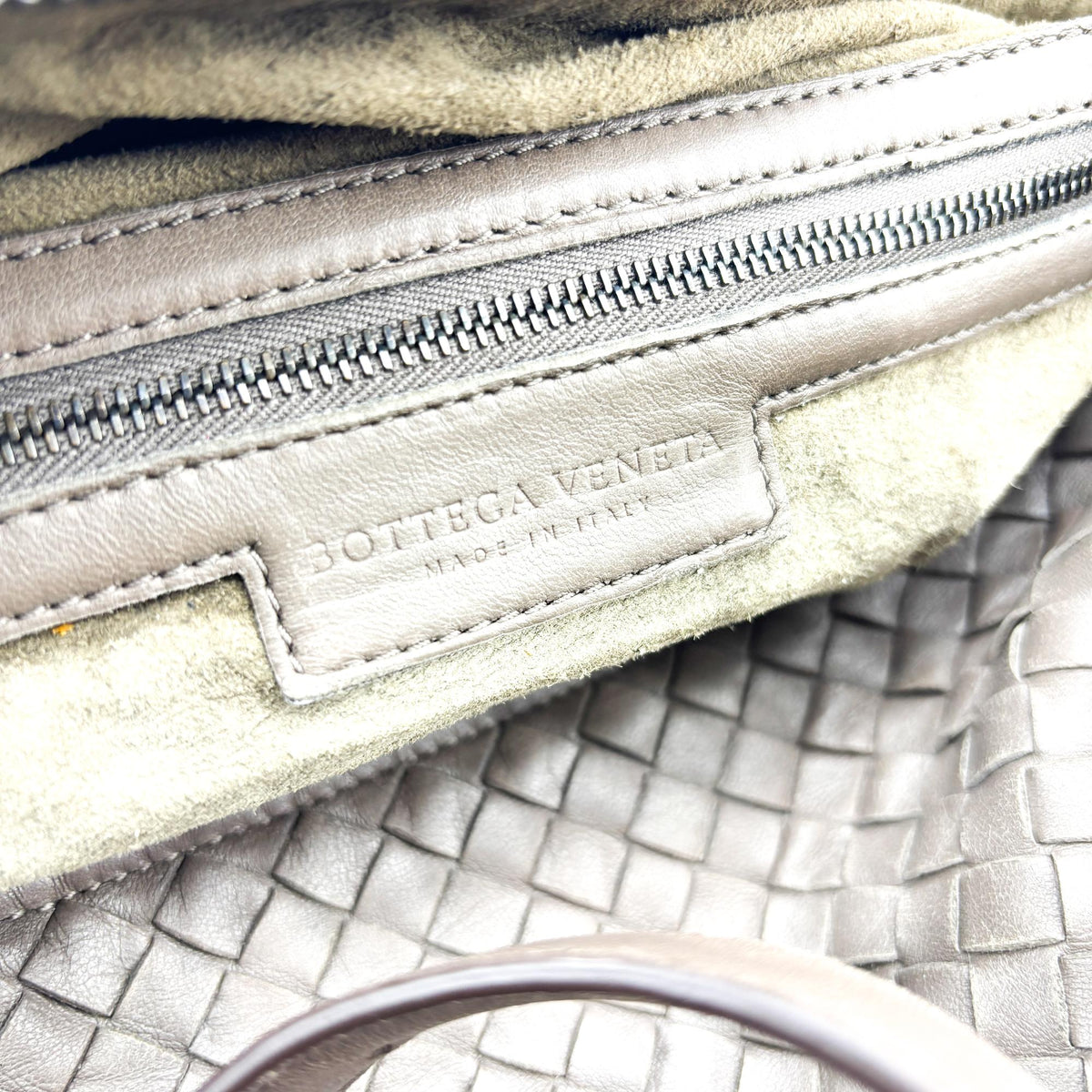 Bottega Veneta Montaigne Handle Intrecciato Nappa Brown Other Handbag (Pre-Owned)