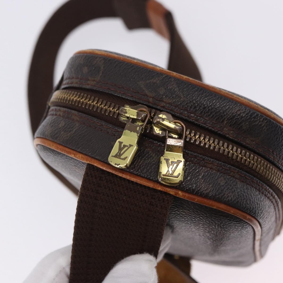 Louis Vuitton Pochette Gange Monogram Canvas Brown Canvas Clutche & Pouche Bag (Pre-Owned)