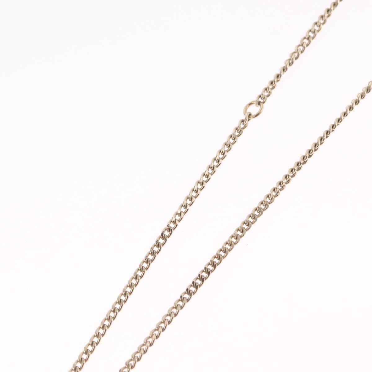 Chanel Multi-Logo Engraved Cc Pendant Metal With Crystals Gold Metal Necklace Jewelry (Pre-Owned)