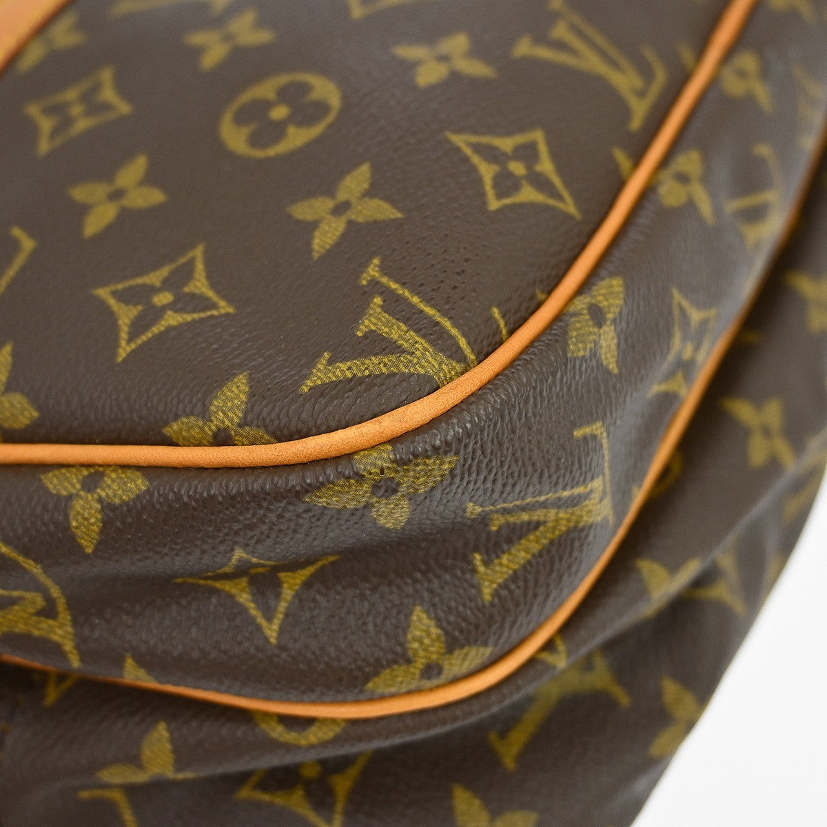 Louis Vuitton Reporter Monogram Brown Canvas Shoulder Bag Bag (Pre-Owned)