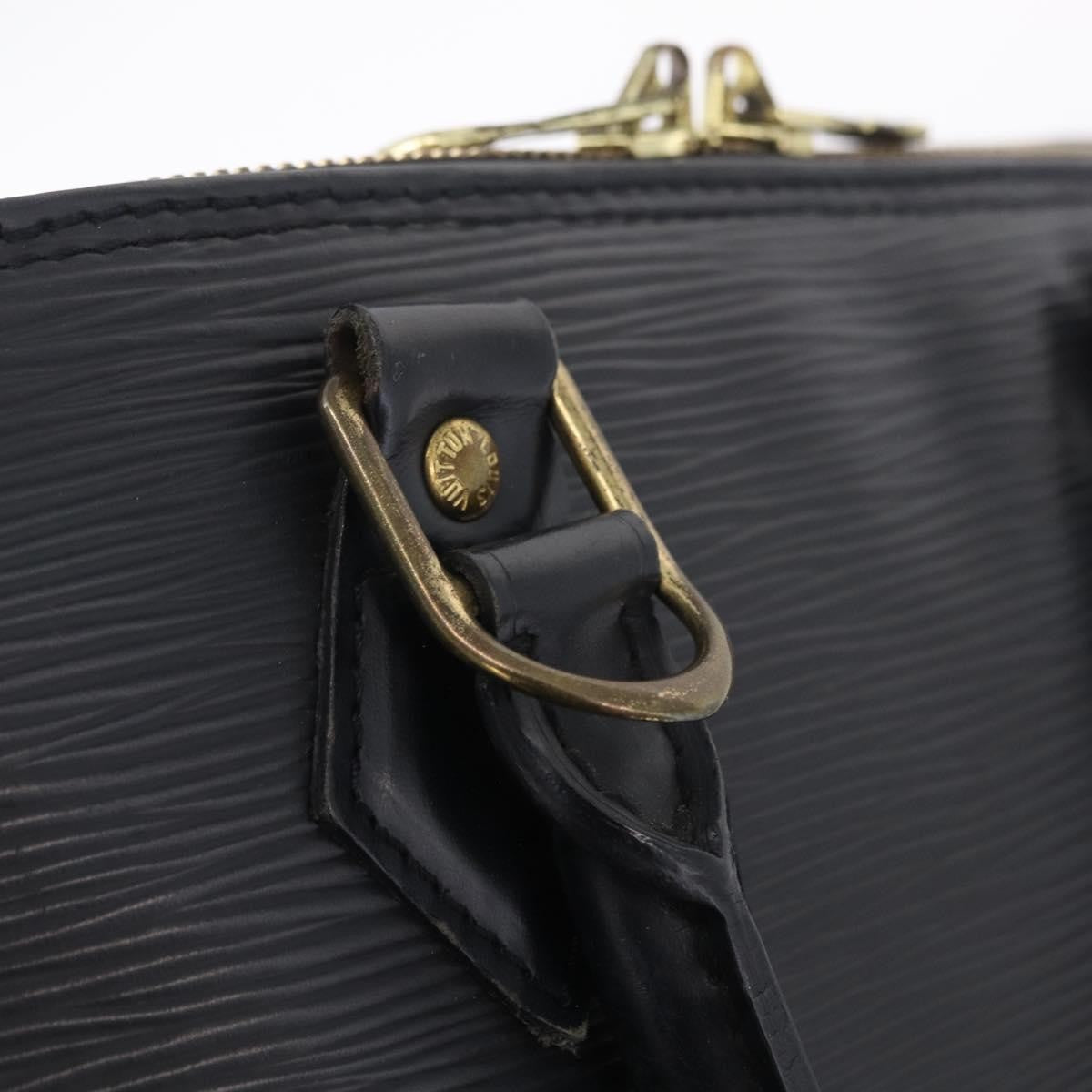 Louis Vuitton Alma Epi Leather Black Leather Handbag (Pre-Owned)