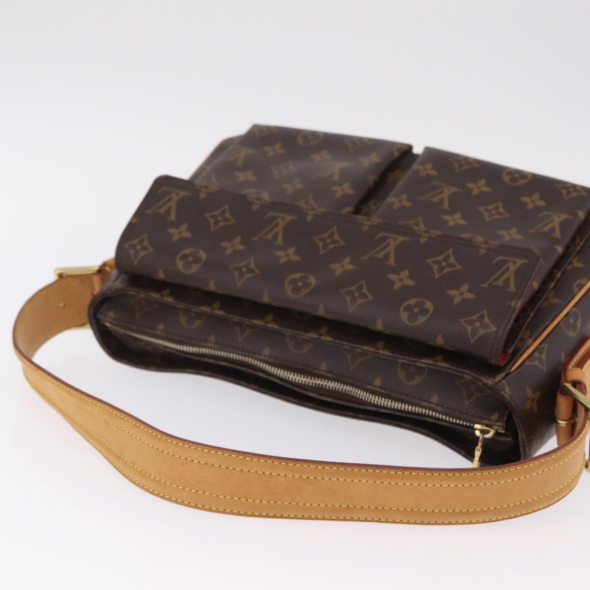 Louis Vuitton Viva Cite Monogram Canvas Brown Canvas Handbag (Pre-Owned)