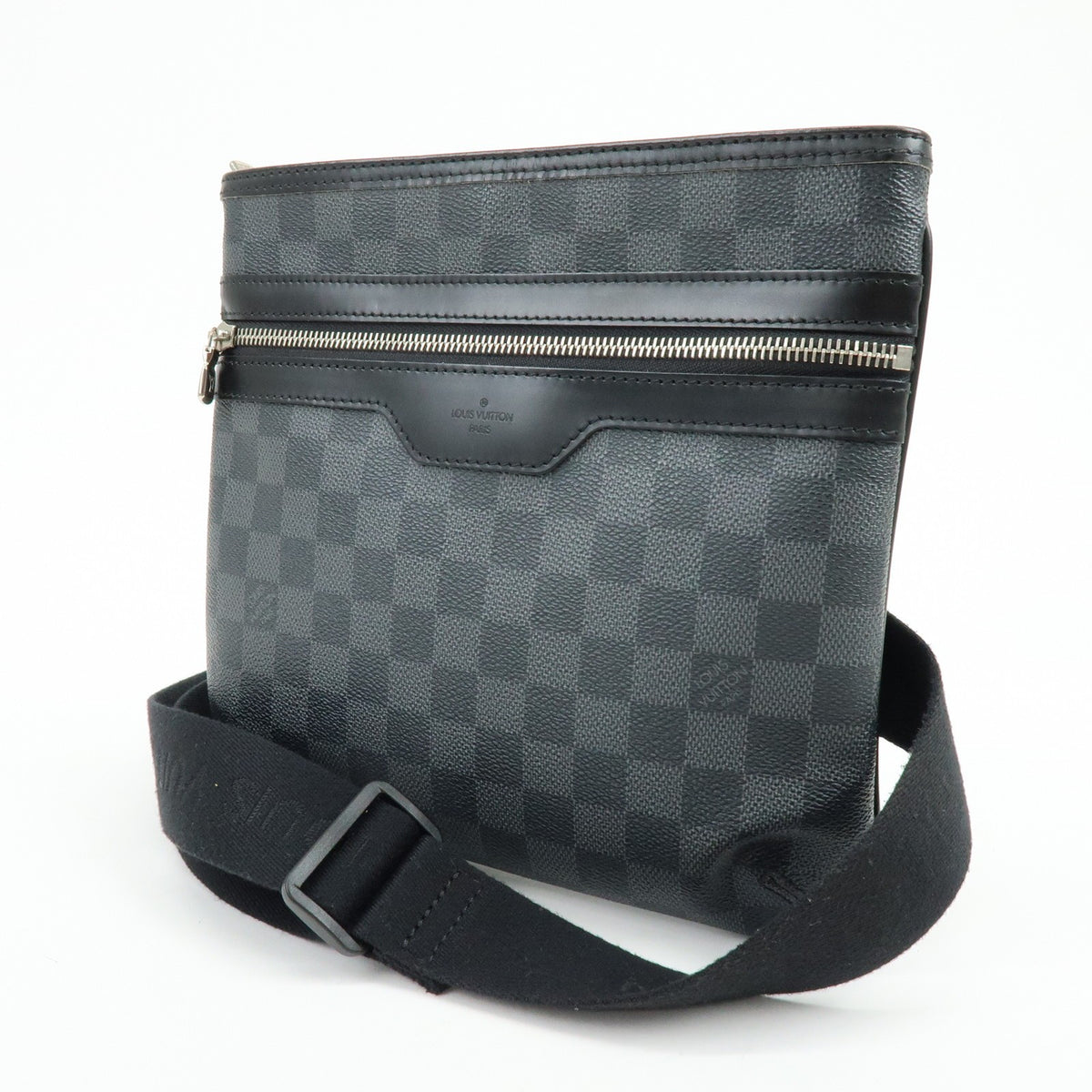 Louis Vuitton Thomas Damier Graphite Black Canvas Handbag (Pre-Owned)