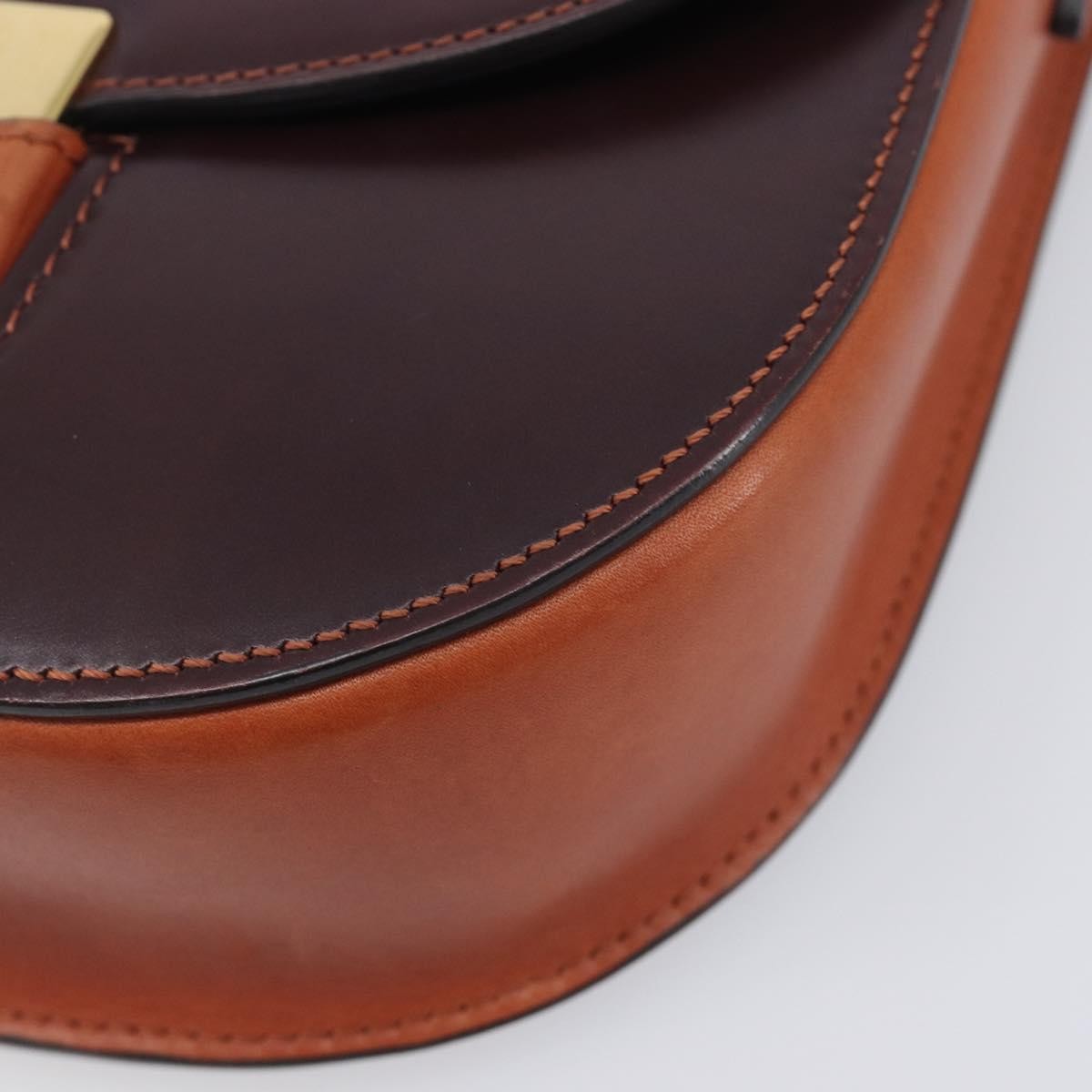 Celine Trotteur Calfskin Brown Leather Crossbody Bag Bag (Pre-Owned)