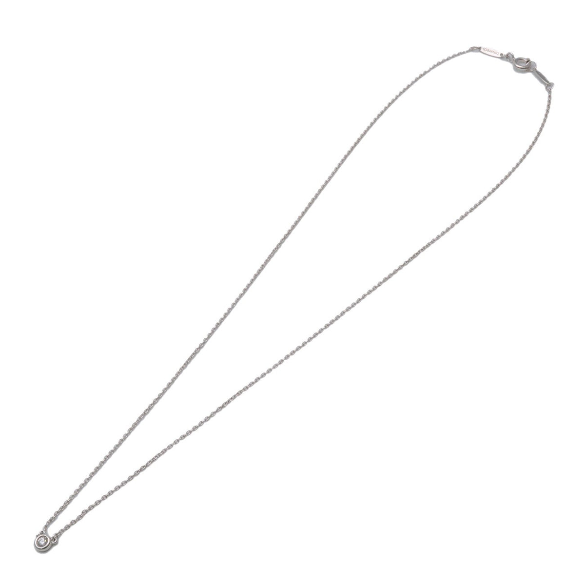 Tiffany & Co. Elsa Peretti Diamonds By The Yard Platinum With Diamond Silver Silver Bracelet Jewelry (Pre-Owned)
