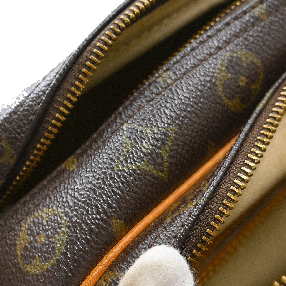 Louis Vuitton Reporter Monogram Canvas Brown Canvas Shoulder Bag Bag (Pre-Owned)
