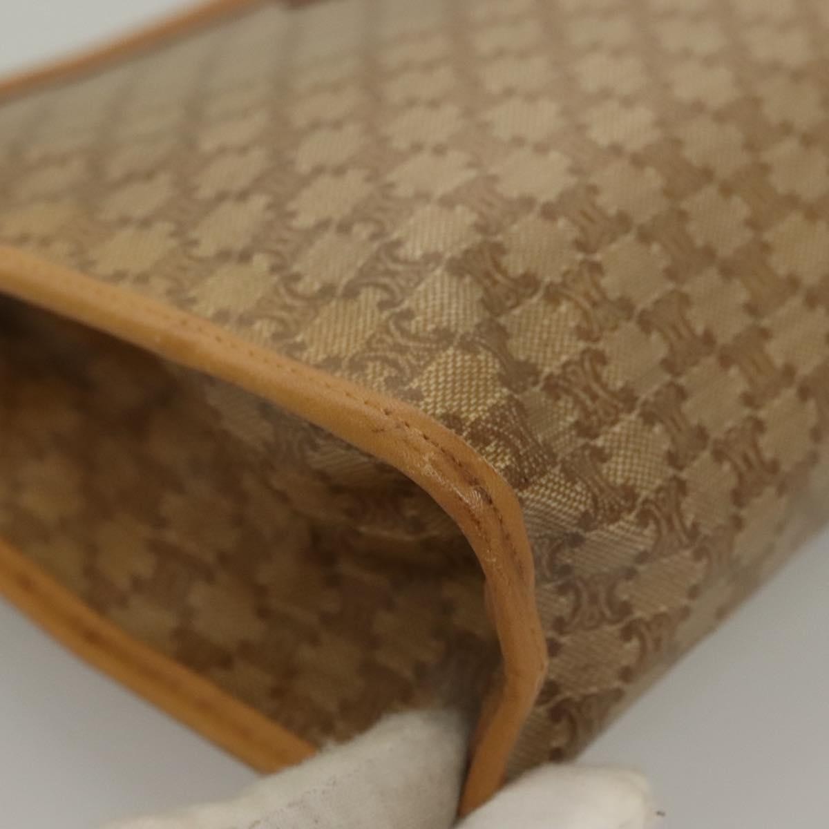 Celine Macadam Pochette Clutch Beige Pvc Clutche & Pouche Bag (Pre-Owned)