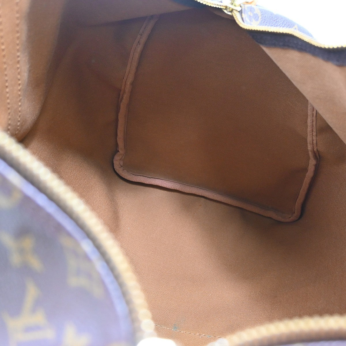 Louis Vuitton Keepall Monogram Brown Canvas Travel Bag Bag (Pre-Owned)