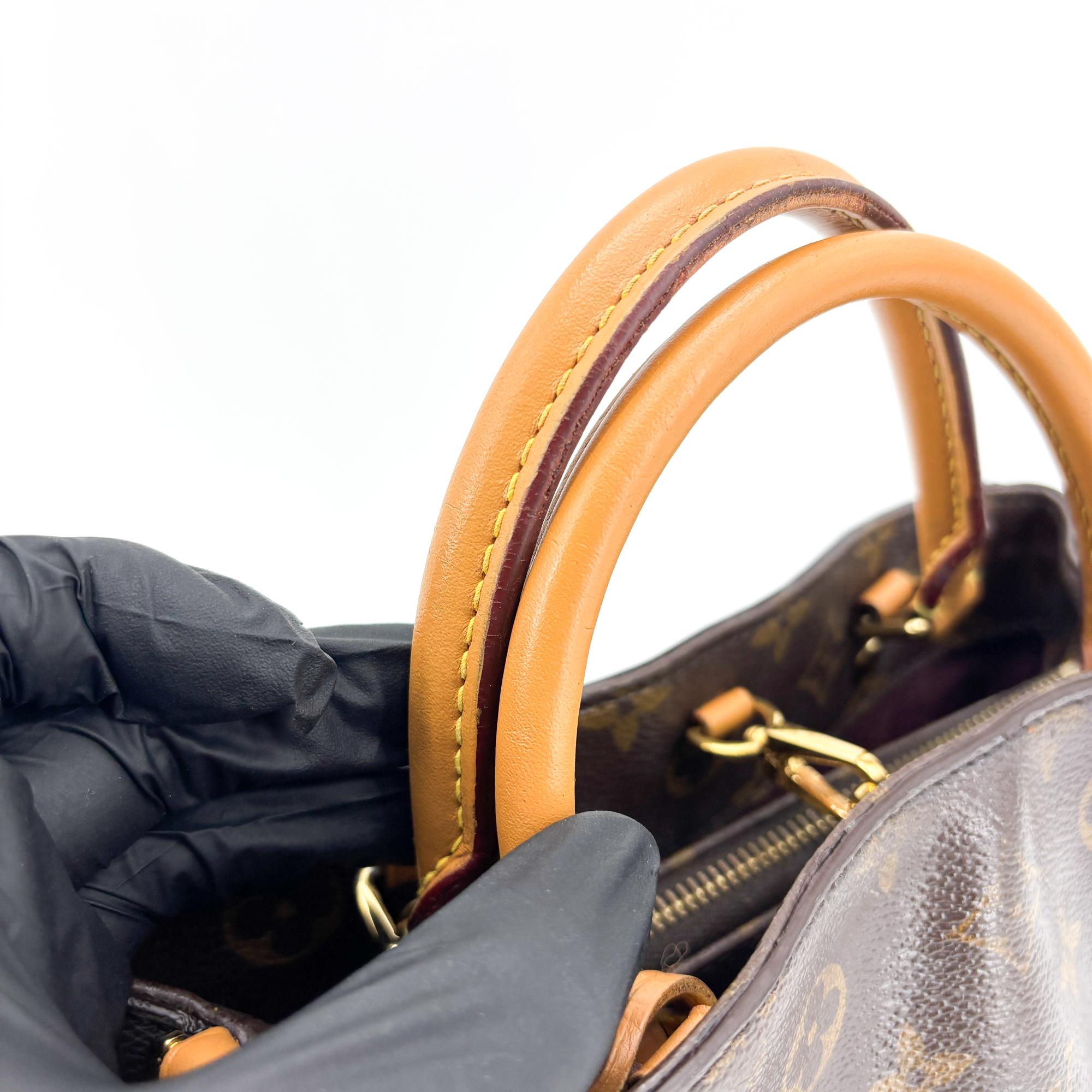 Louis Vuitton Montaigne Monogram Canvas Brown Canvas Handbag (Pre-Owned)