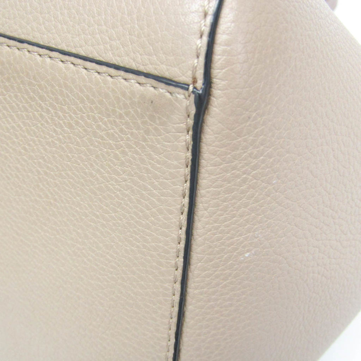 Loewe Hammock Nugget Leather Beige Leather Handbag (Pre-Owned)