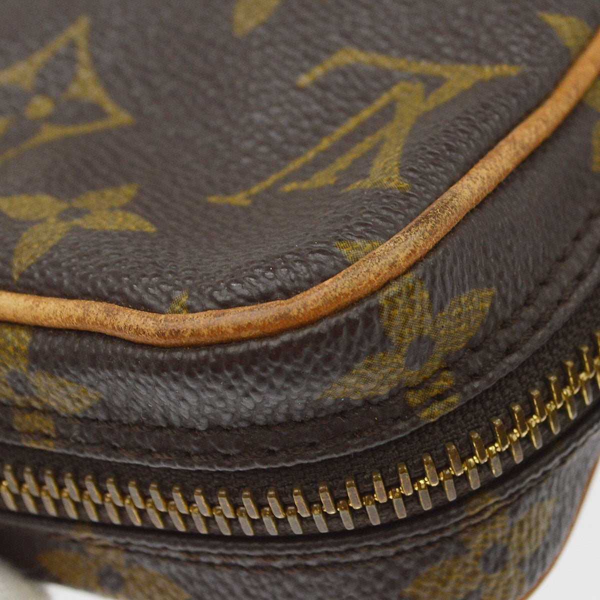 Louis Vuitton Danube Monogram Canvas Brown Canvas Handbag (Pre-Owned)