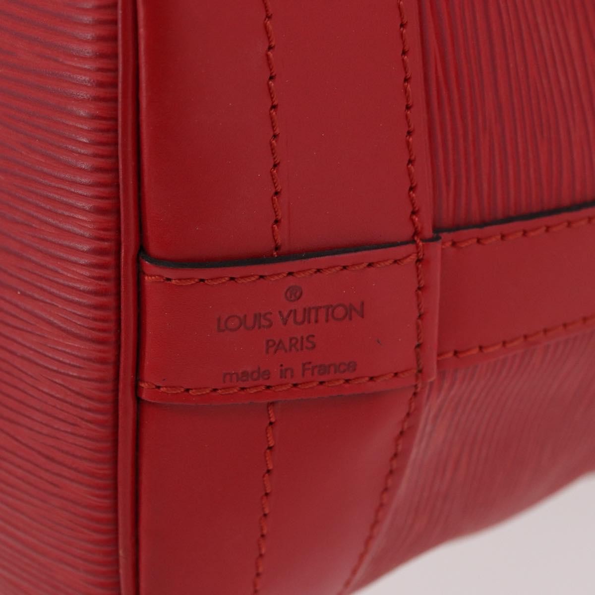 Louis Vuitton Noe Leather Red Leather Shoulder Bag Bag (Pre-Owned)
