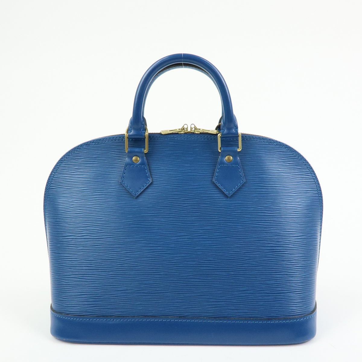 Louis Vuitton Alma Epi Leather Blue Leather Handbag (Pre-Owned)