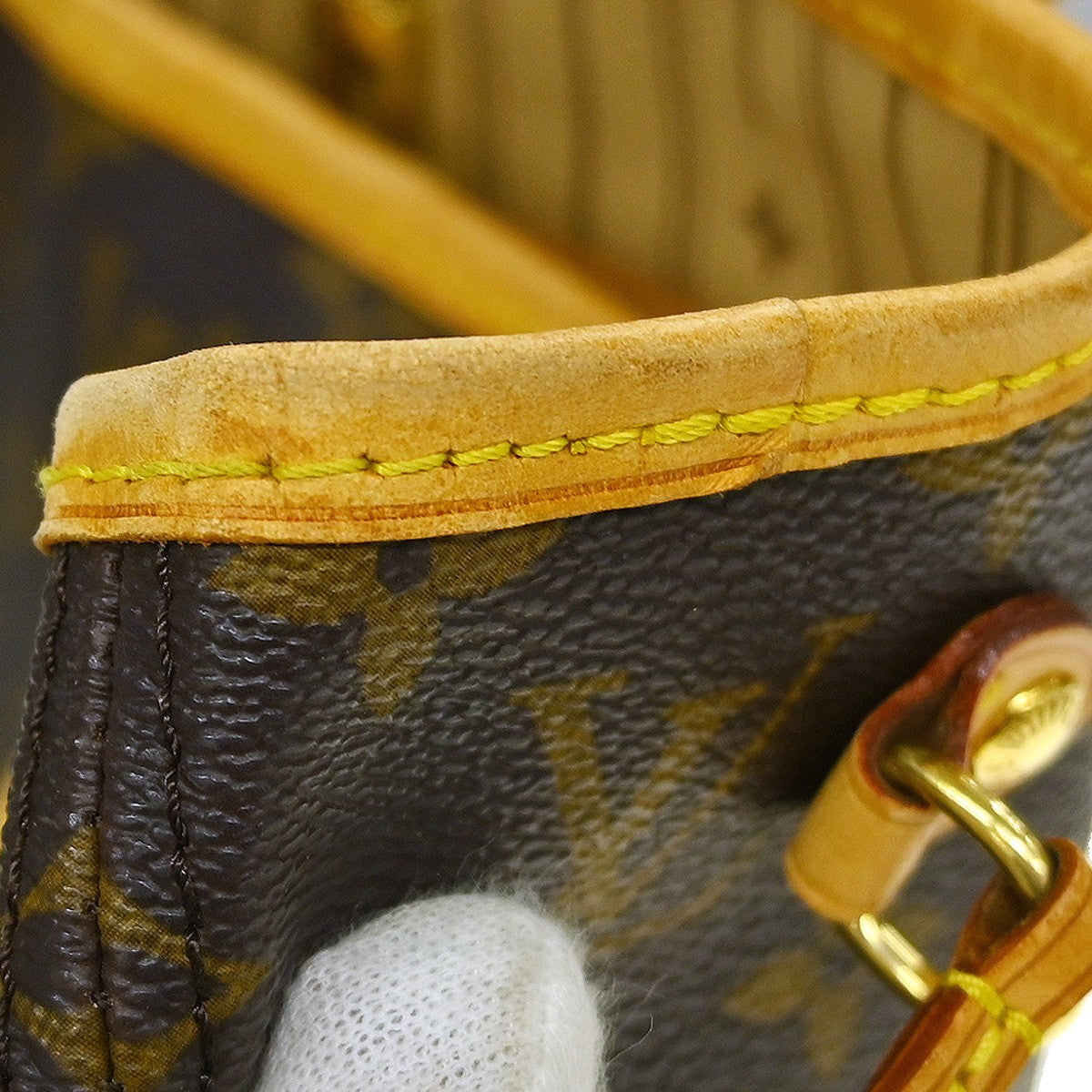 Louis Vuitton Neverfull Monogram Brown Canvas Tote Bag Bag (Pre-Owned)