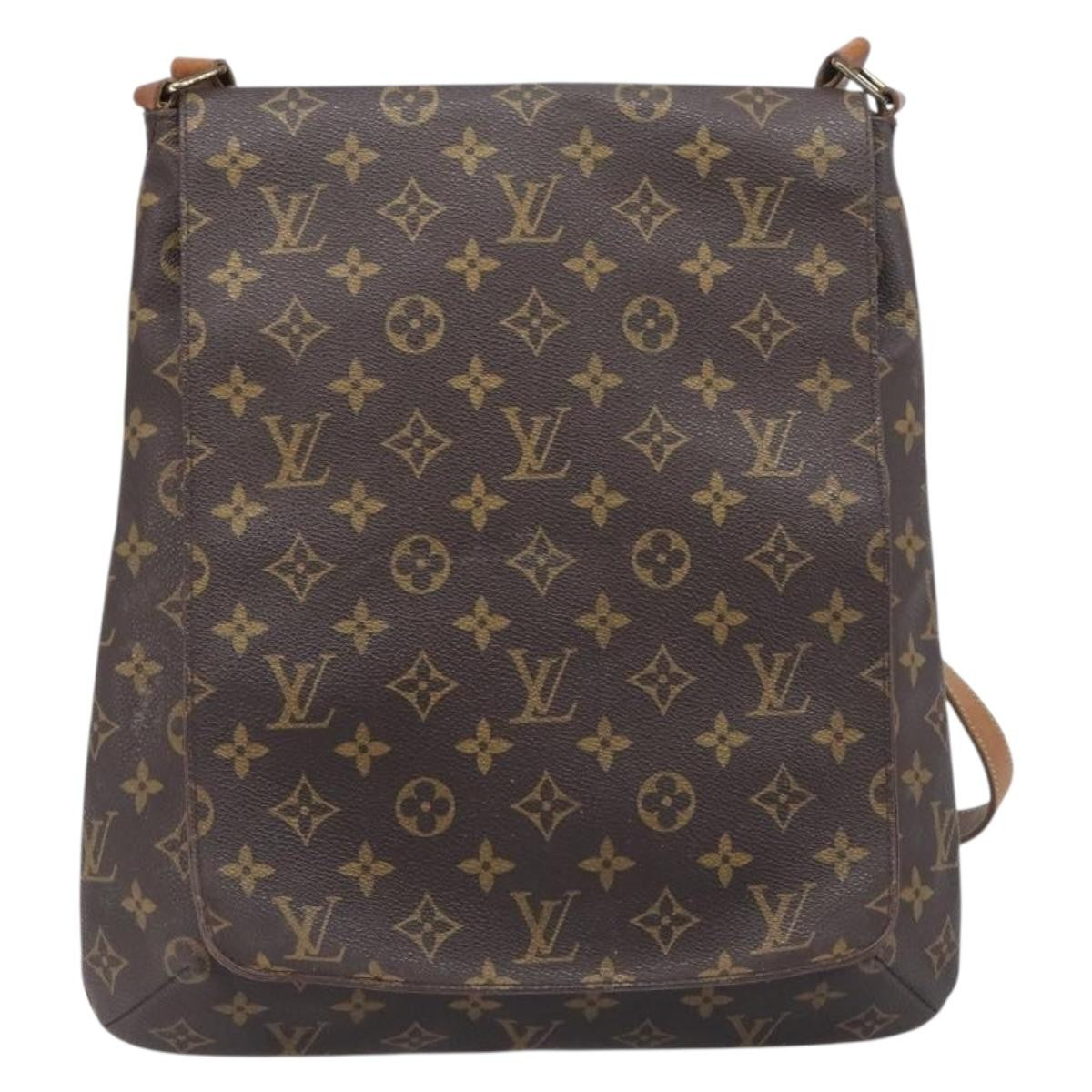 Louis Vuitton Musette Monogram Brown Canvas Shoulder Bag Bag (Pre-Owned)