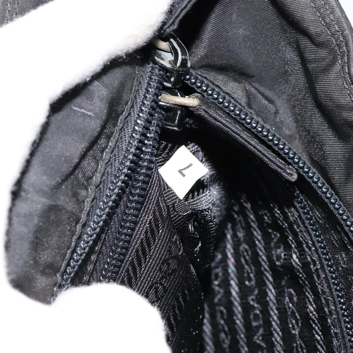 Prada Vintage Tote Tessuto Black Nylon Tote Bag Bag (Pre-Owned)