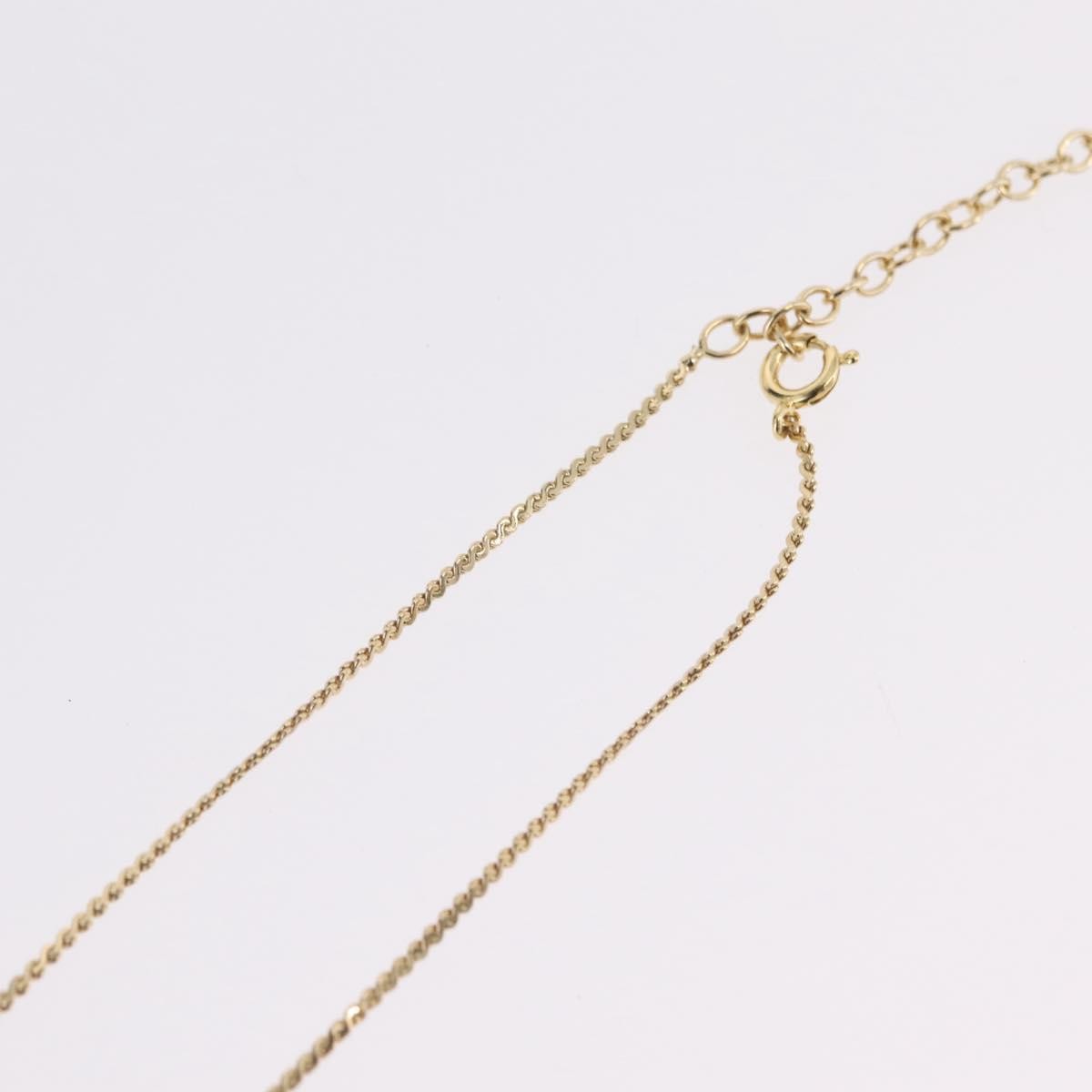 Christian Dior Vintage Cd Pendant Metal Gold Metal Necklace Jewelry (Pre-Owned)