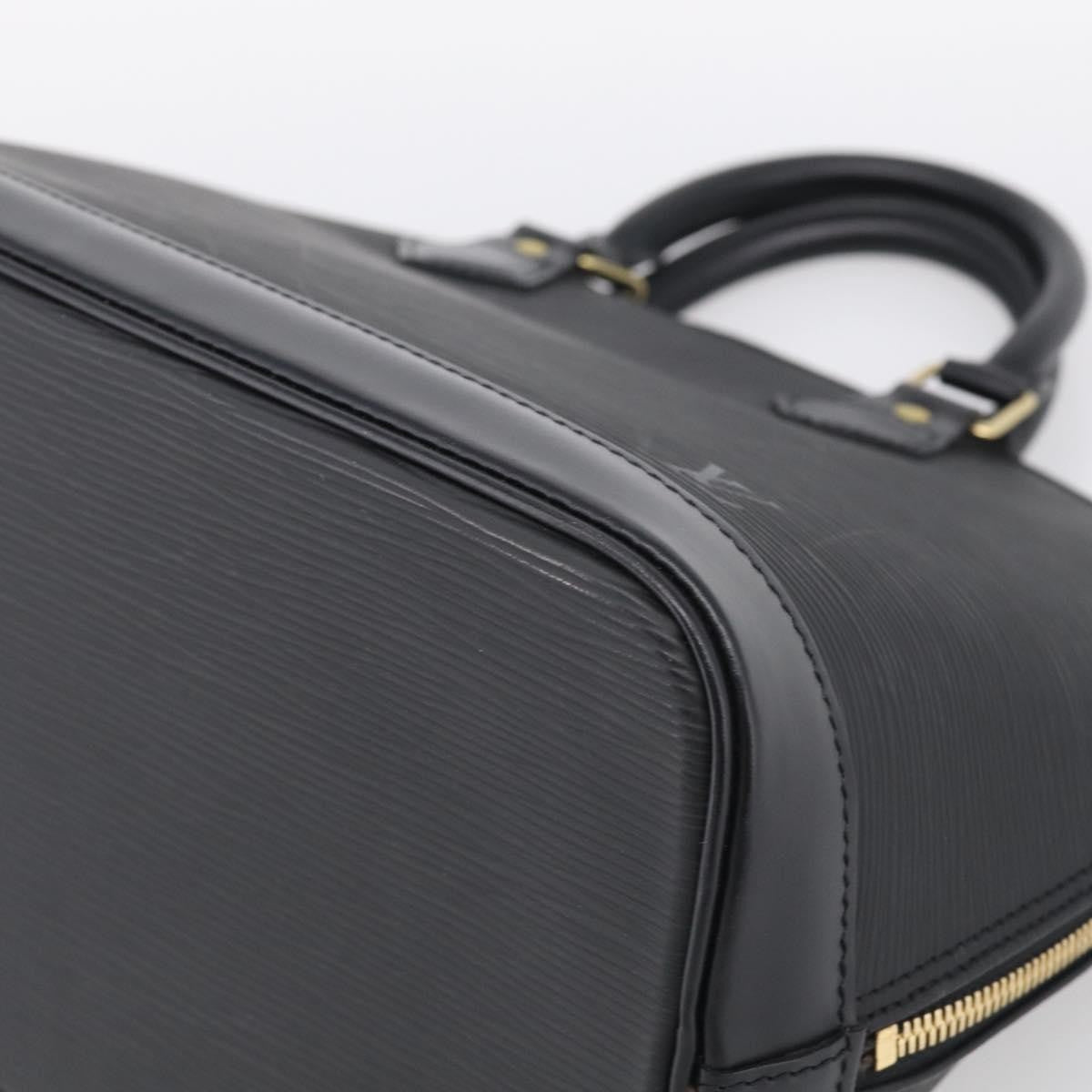 Louis Vuitton Alma Epi Leather Black Leather Handbag (Pre-Owned)