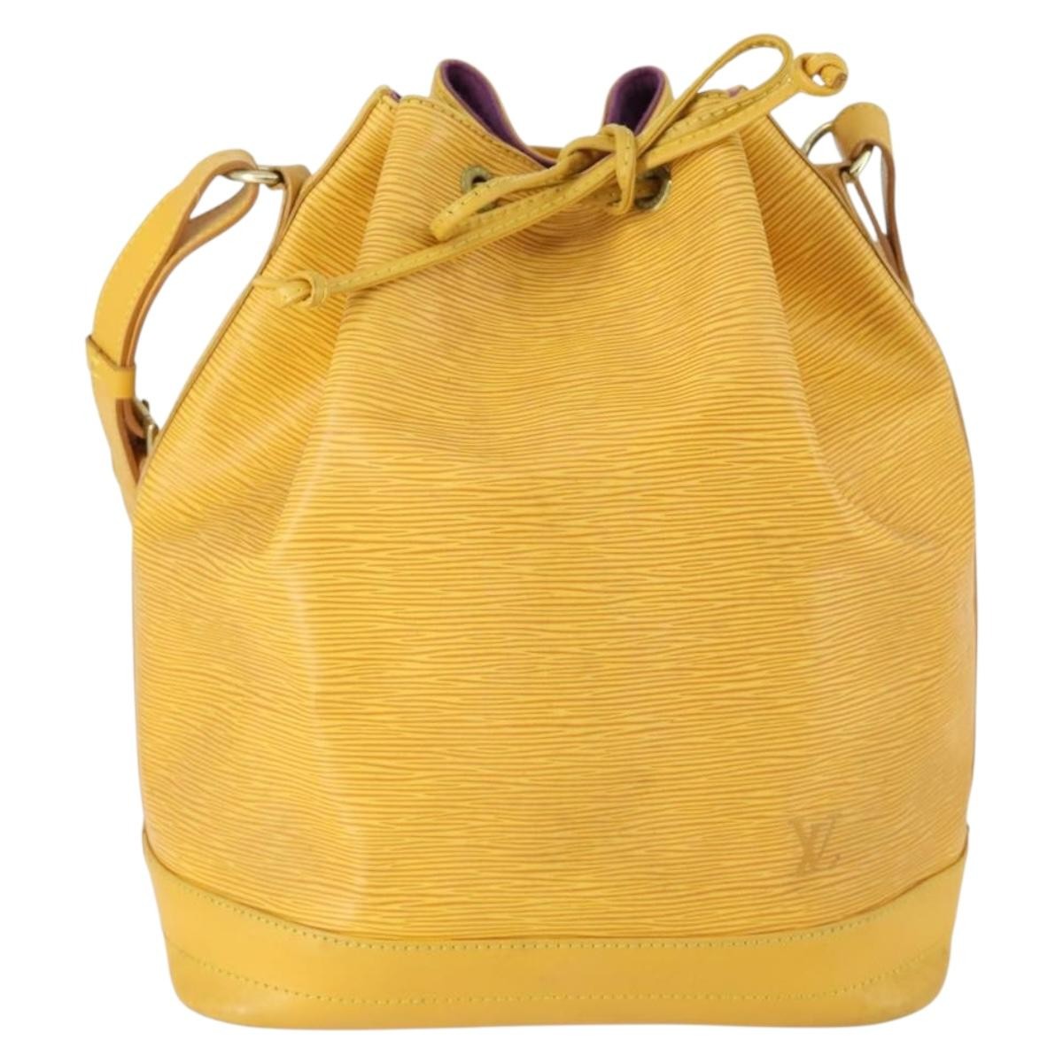 Louis Vuitton Noe Epi Leather Yellow Leather Shoulder Bag Bag (Pre-Owned)