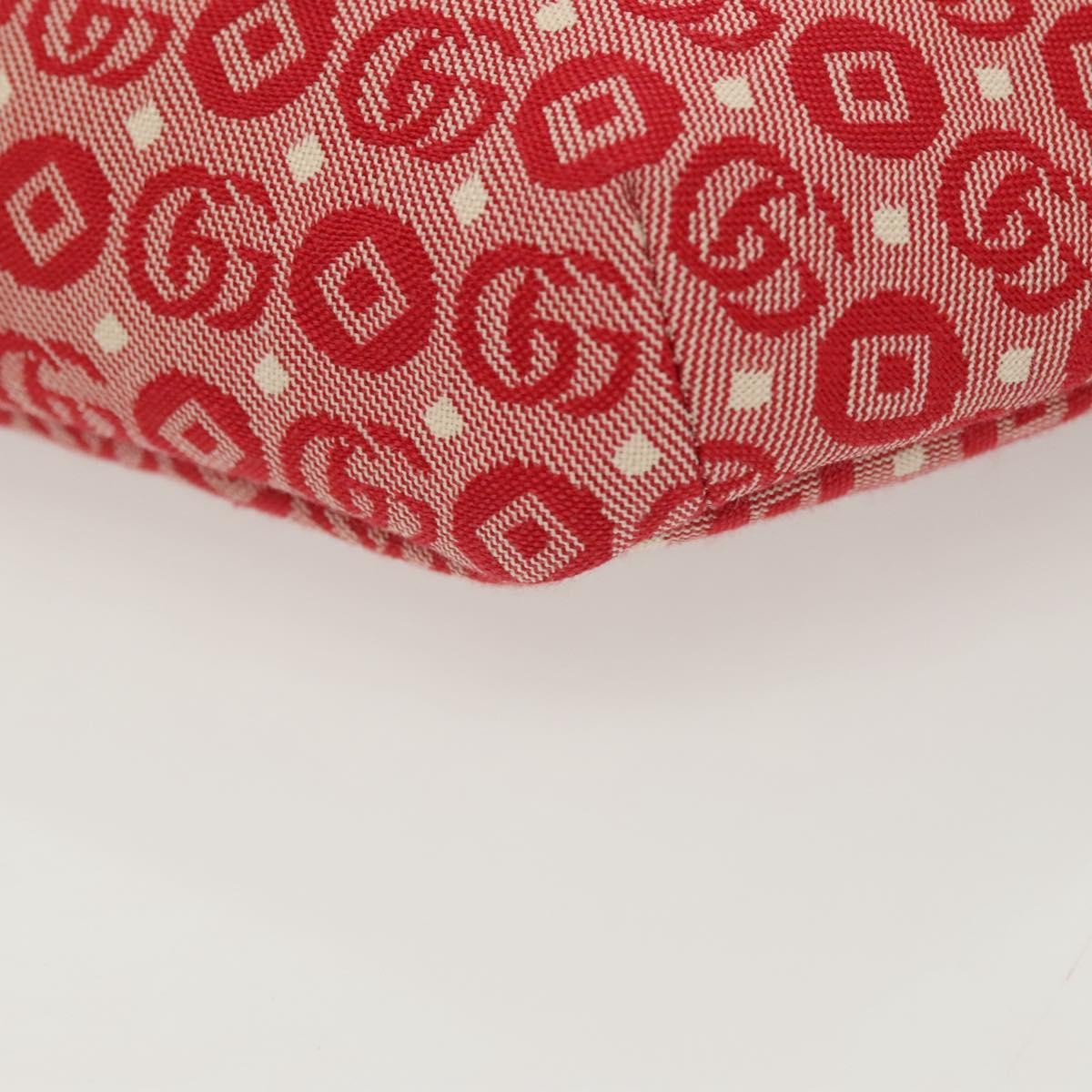 Gucci Children's Belt Printed Gg Coated Canvas Red Canvas Handbag (Pre-Owned)