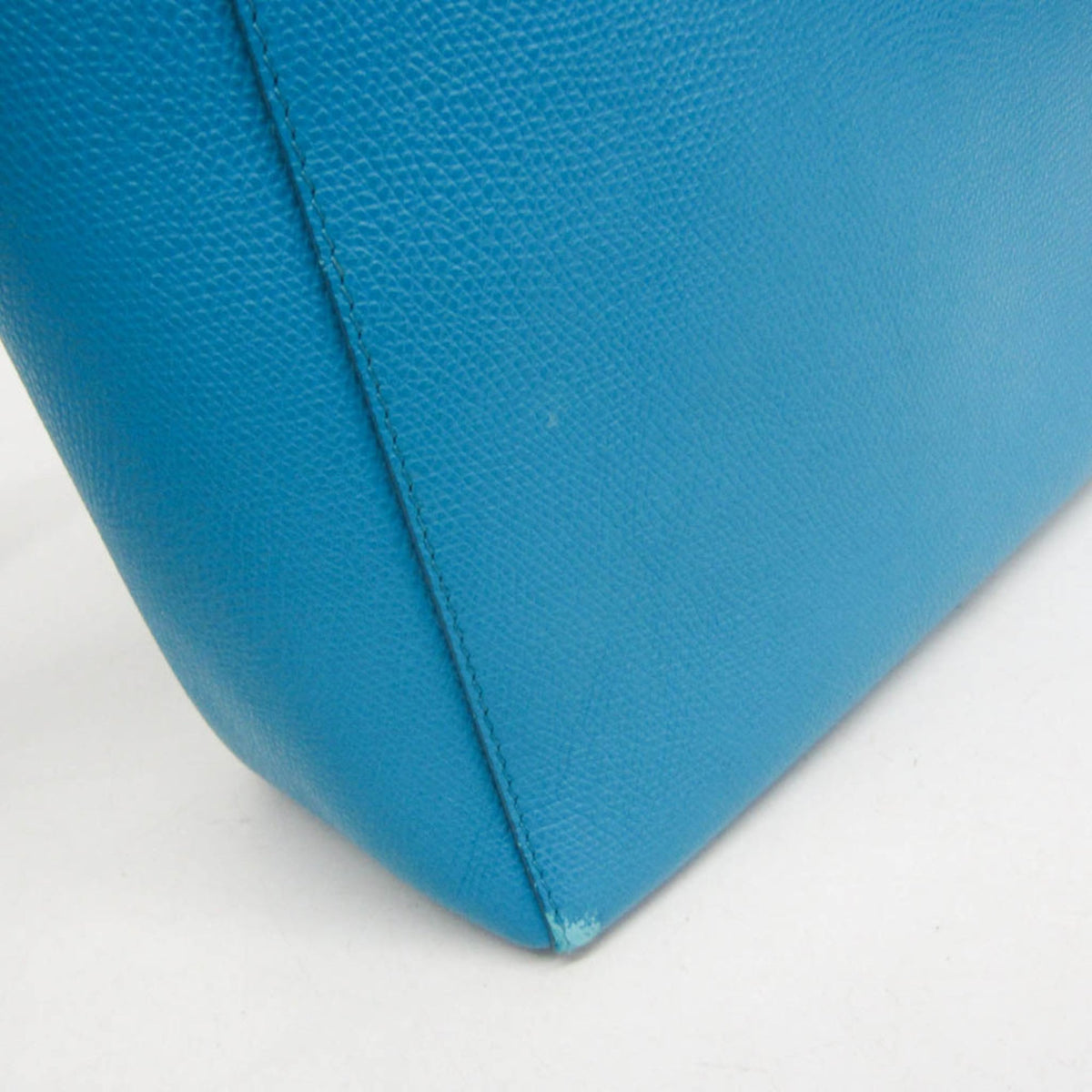 Celine Vertical Cabas All Over Logo Print Leather Blue Leather Tote Bag Bag (Pre-Owned)