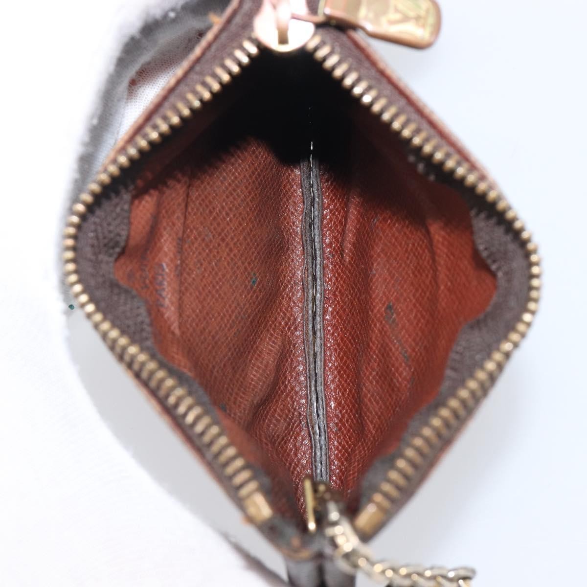 Louis Vuitton Pochette Clés Monogram Canvas Brown Canvas Wallets Accessory (Pre-Owned)