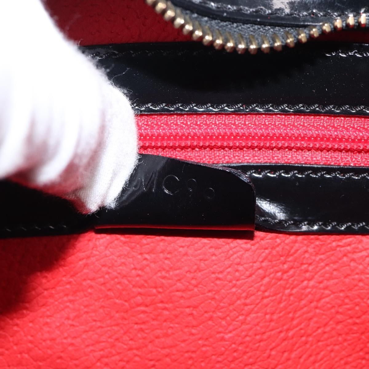 Celine Tote Leather Black Patent_Leather Tote Bag Bag (Pre-Owned)