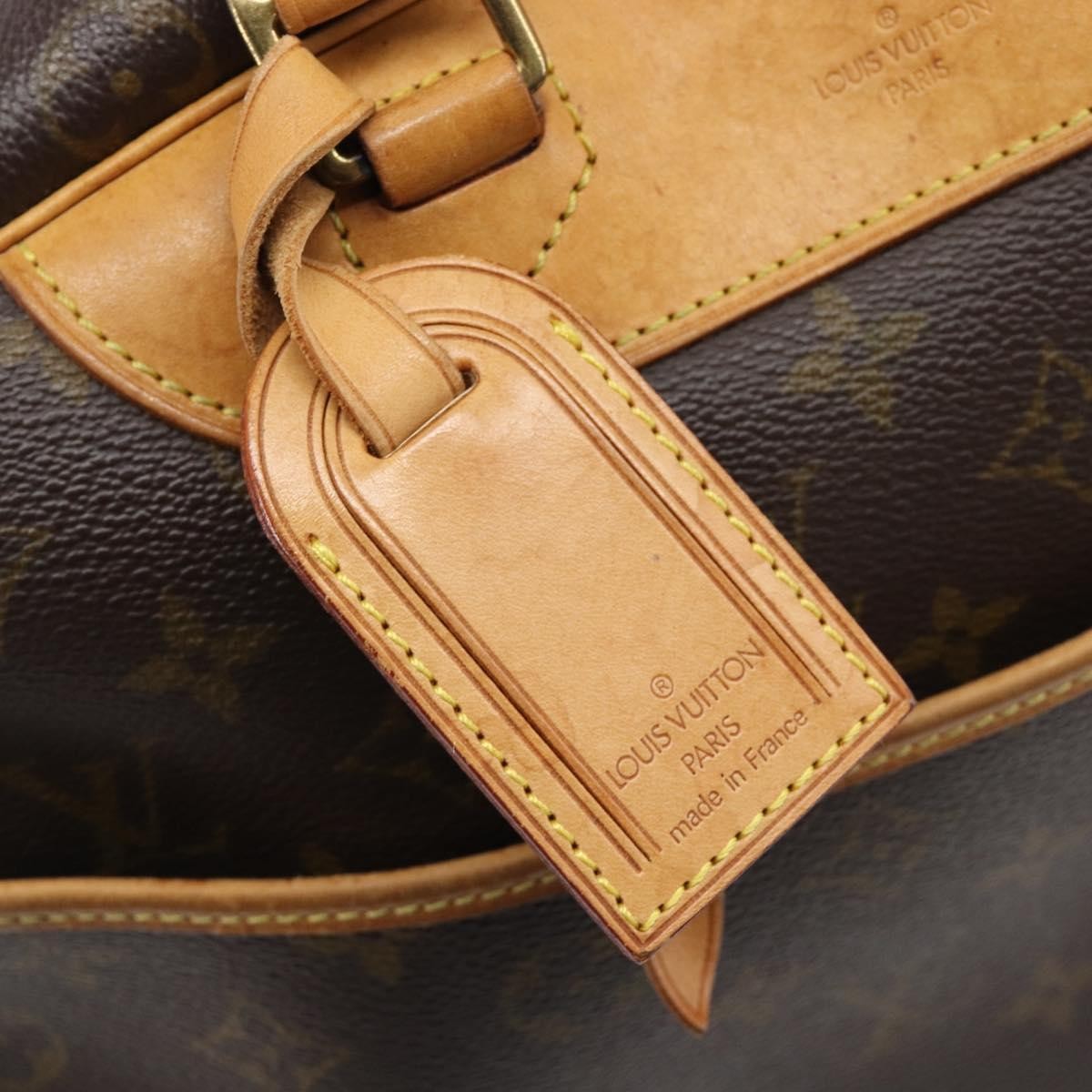 Louis Vuitton Deauville Monogram Canvas Brown Canvas Handbag (Pre-Owned)